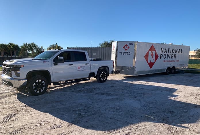 national power truck and trailer