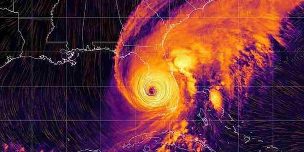 hurricane over Florida